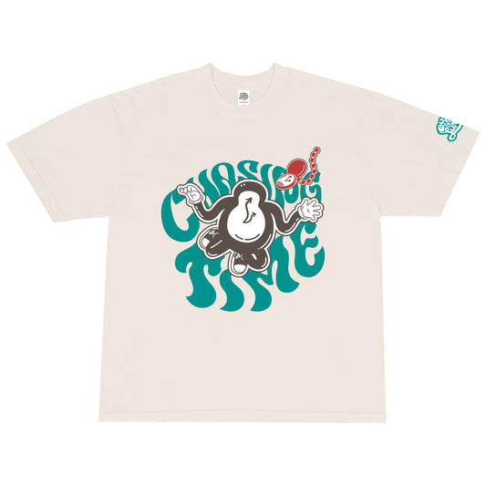 Chasing Time T-shirt - Aloe Vera