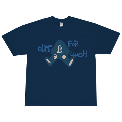 Clockman Doodle T-shirt - Blueberry