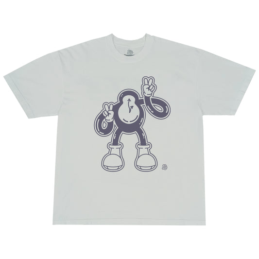 Peaceful Clockman T-shirt - Sage