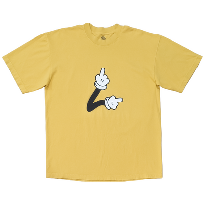 Clockhand T-shirt - Banana Pudding