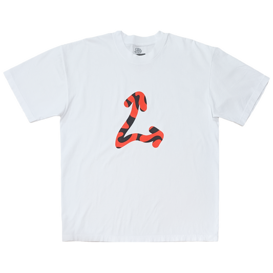 Clockhand T-shirt - Orange Cream Swirl