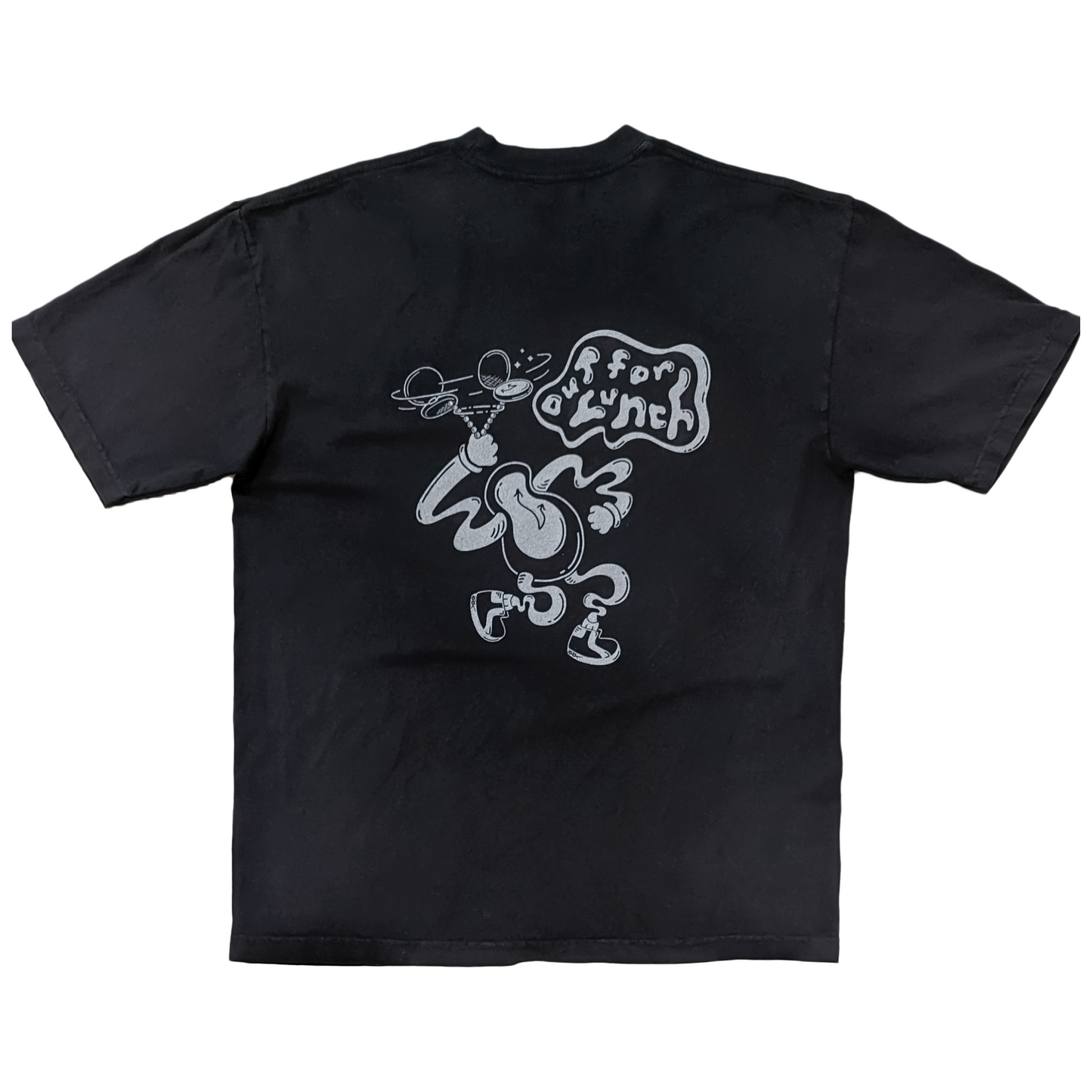 Swinging Clockman Short Sleeve Tee - Black Truffle